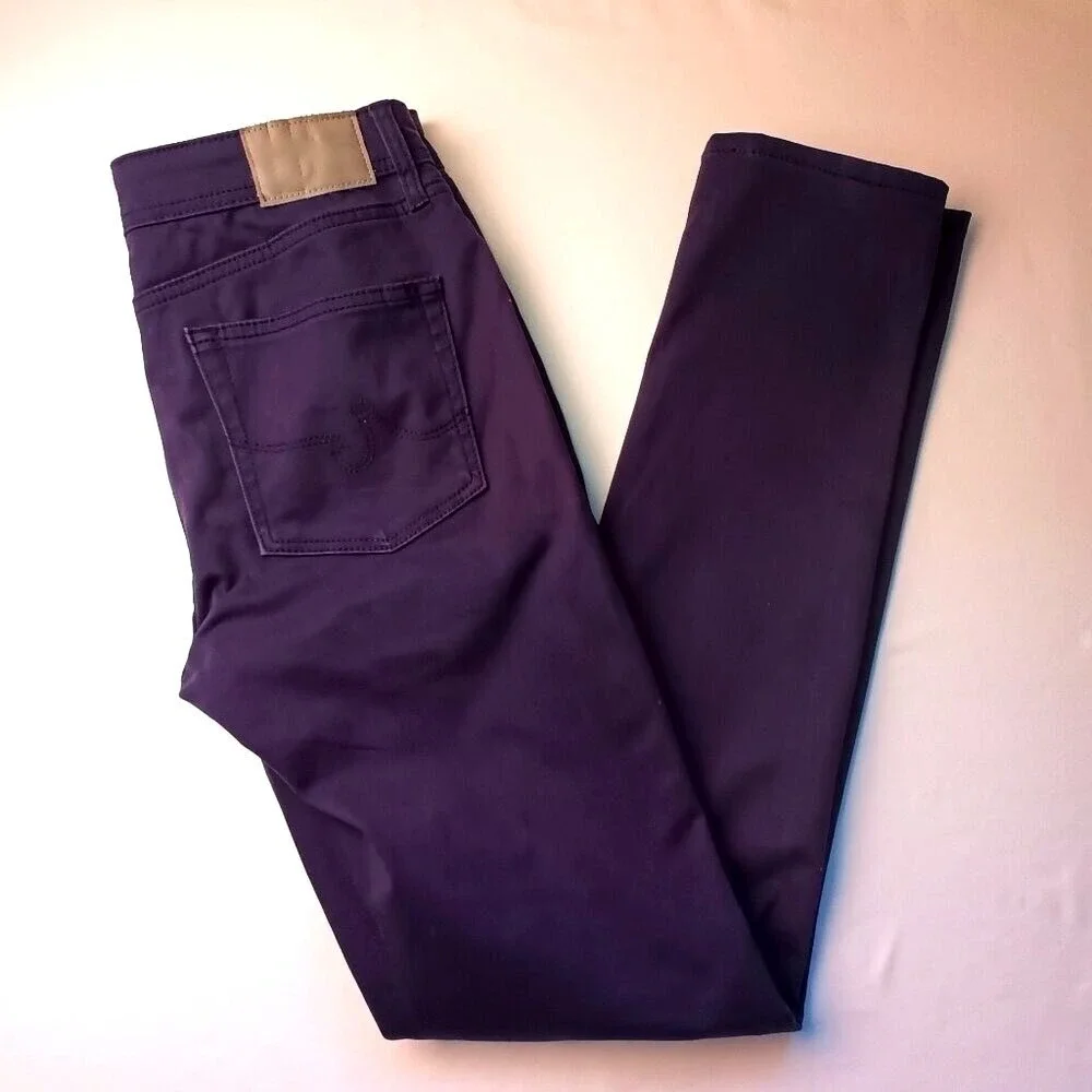 AG Adriano Goldschmied Kids Kingston Luxe Slim Skinny Jeans Purple Size 18